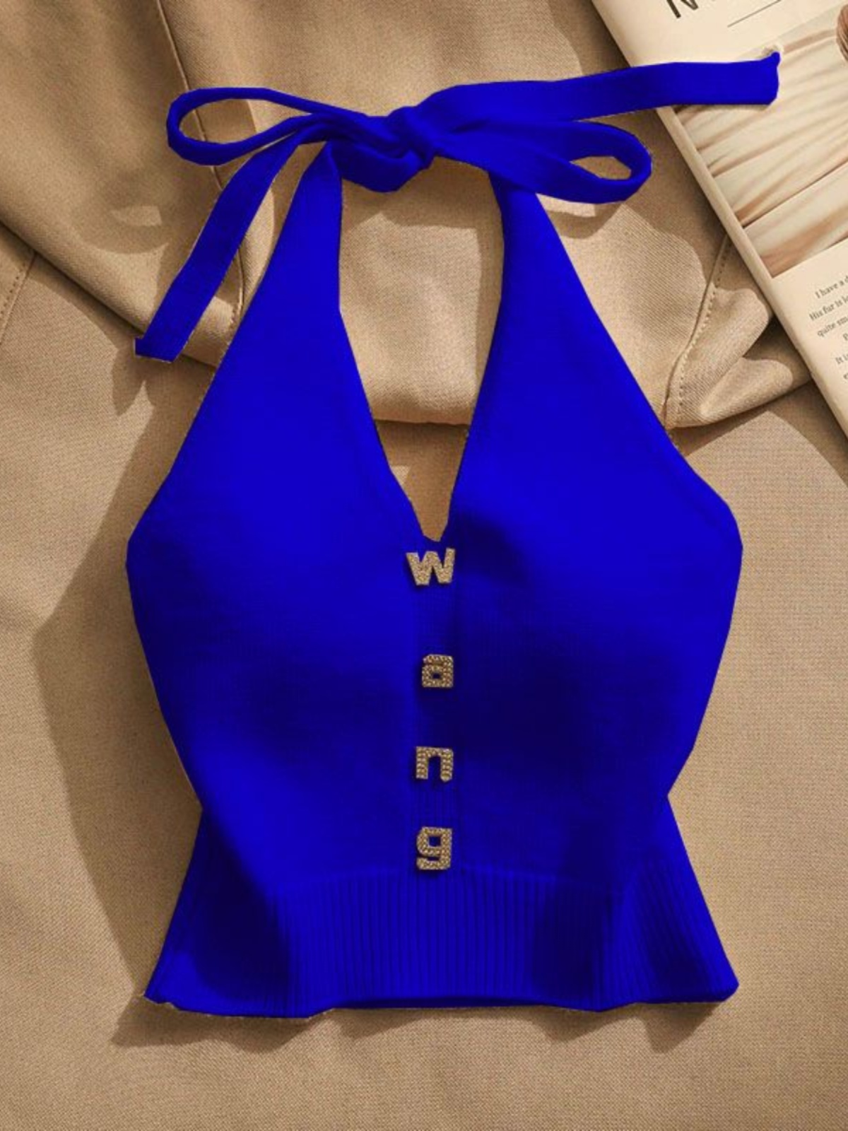 Embroidery Running Stitch - Frauen Sport-Bh Tank Front Zipper Stoßfest