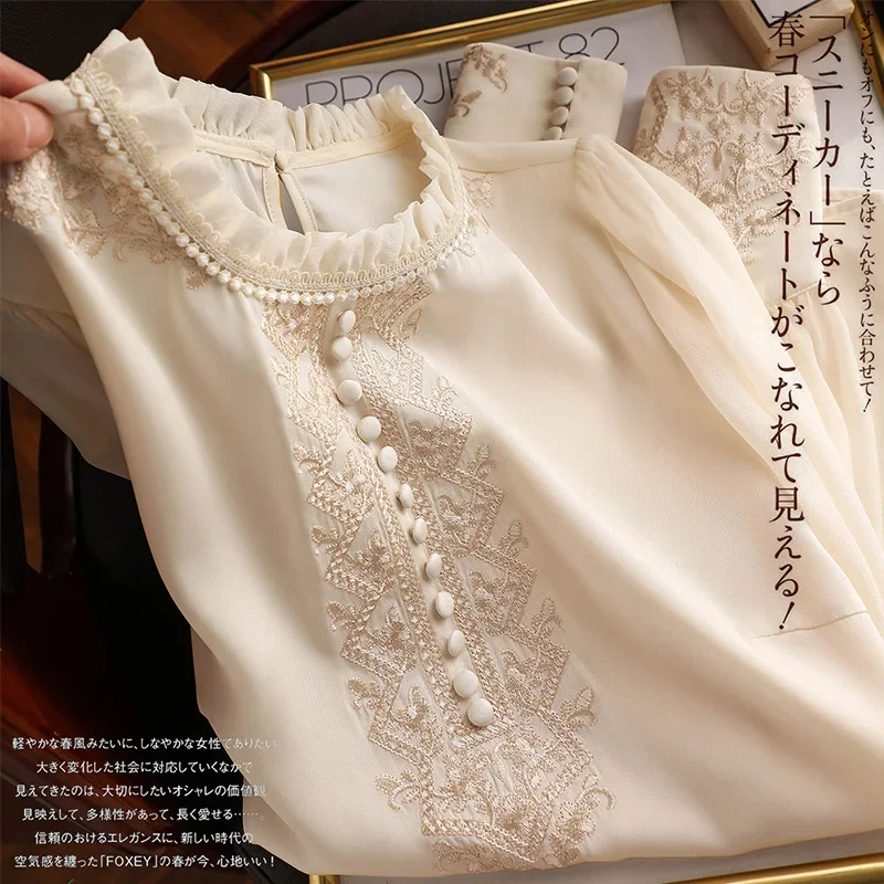 Embroidery On Shirt - Neue Frühjahr stickerei shirts für damen