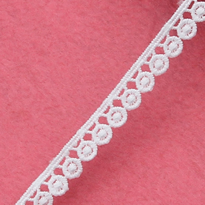 Embroidery Eyelet - 50 Yards/Los Weißes Spitzenband, Stoffbesatz für