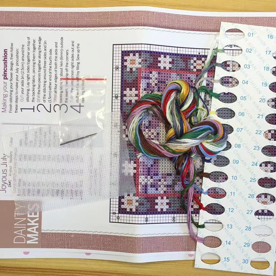 ZC197 Kreuzstich-Sets Stickere – Embroidery Tas Bewertung und Preis