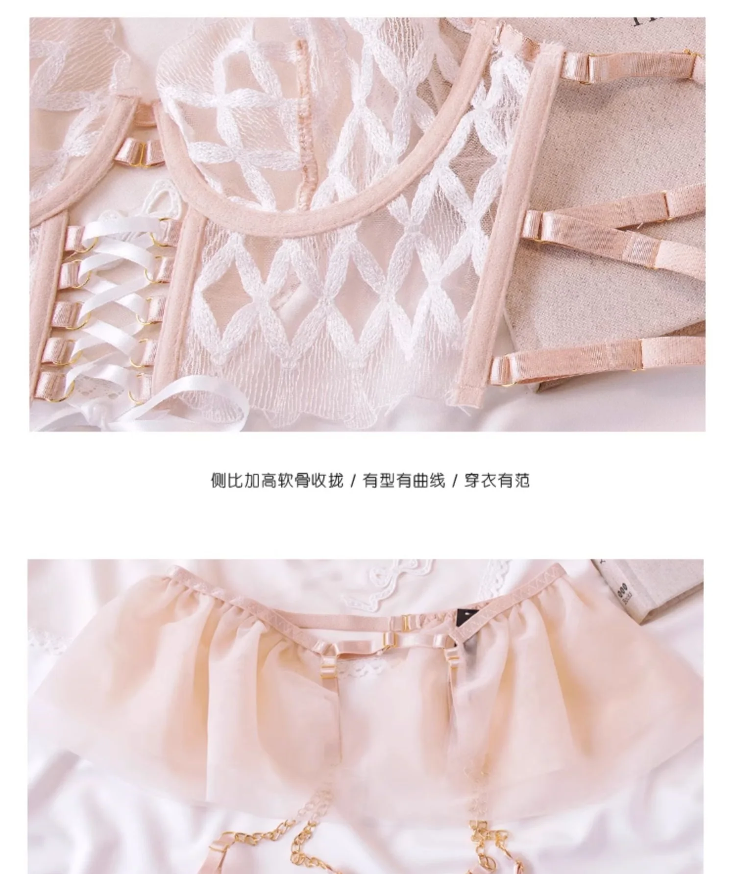 Bestickte Bra lette Mesh sexy  – Embroidery Ring Sizes Bewertung und Preis
