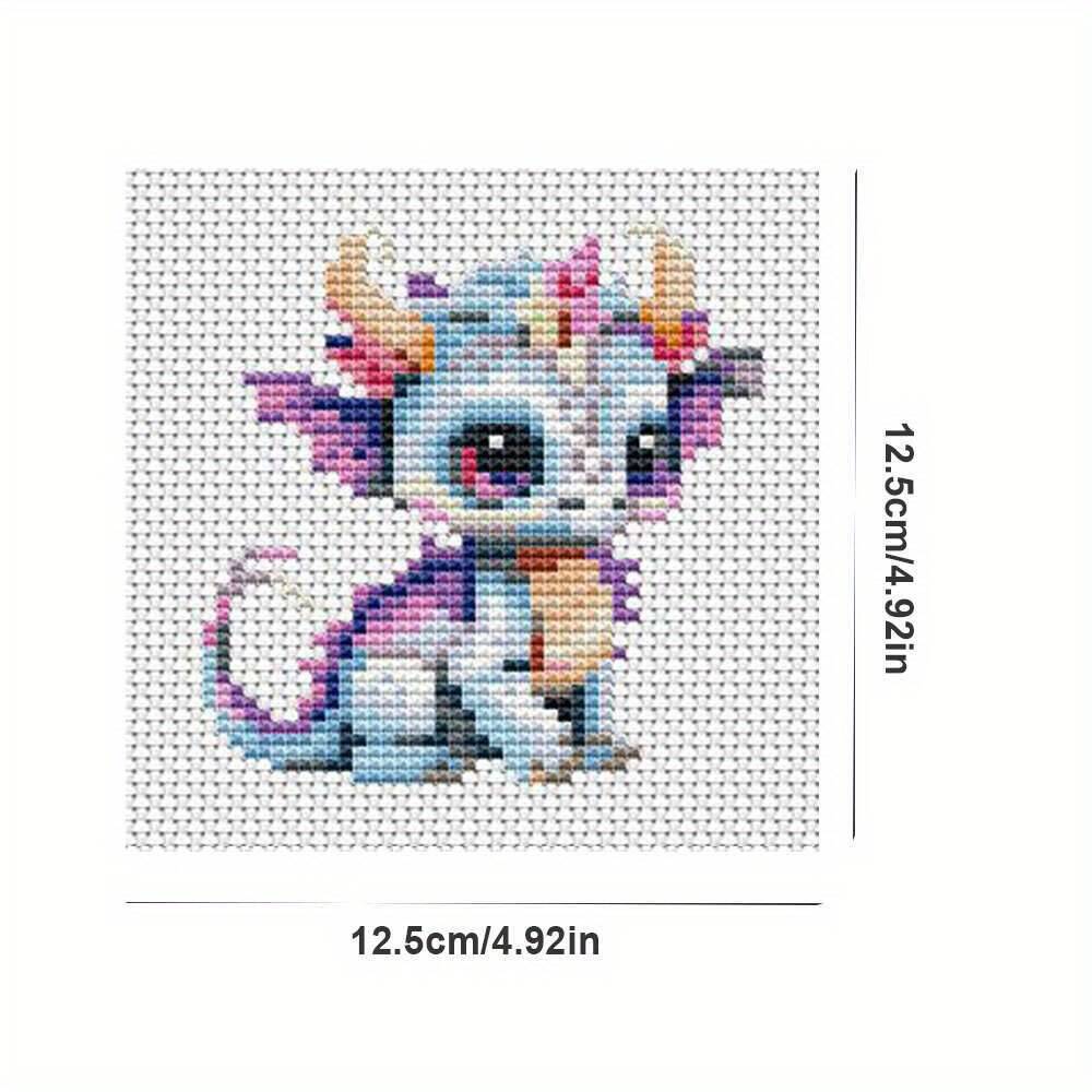 12Pcs Drachen Kreuz Stich 11CT – Embroidery Tas Bewertung und Preis
