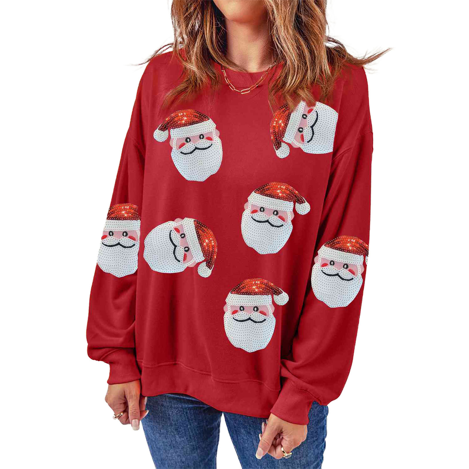 Weihnachtspullover mit Rundhal – Embroidery Online Design Bewertung und Preis