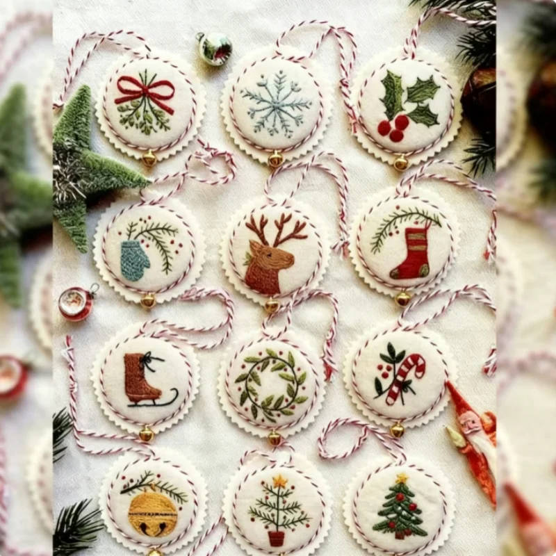 Weihnachts-Stickset für Anfäng – Embroidery Xmas Ornaments Bewertung und Preis