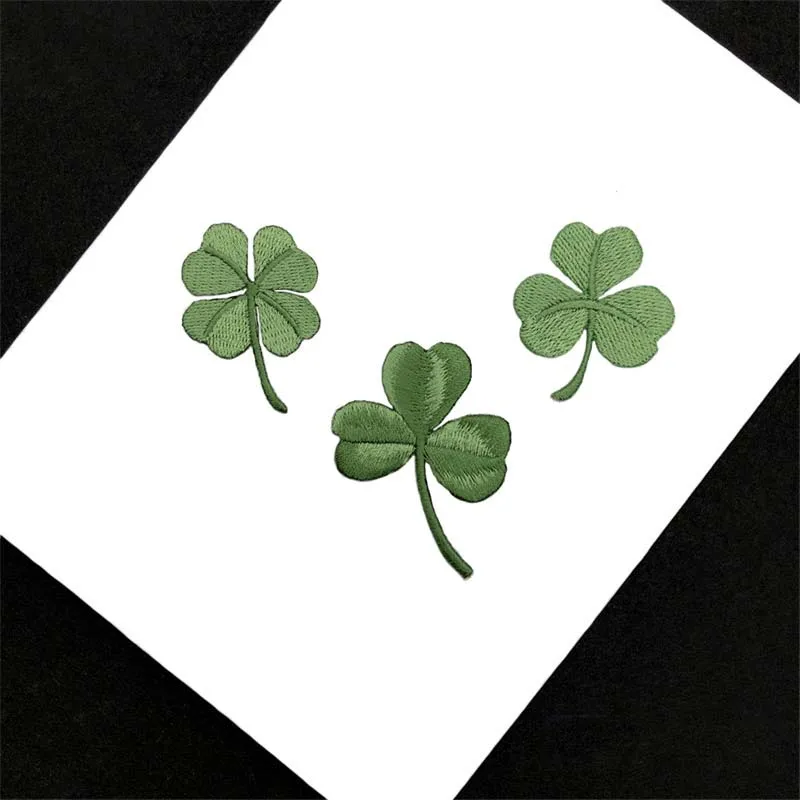 9 Stück/Grün Stoffblätter-Appl – Embroidery Letter M Bewertung und Preis