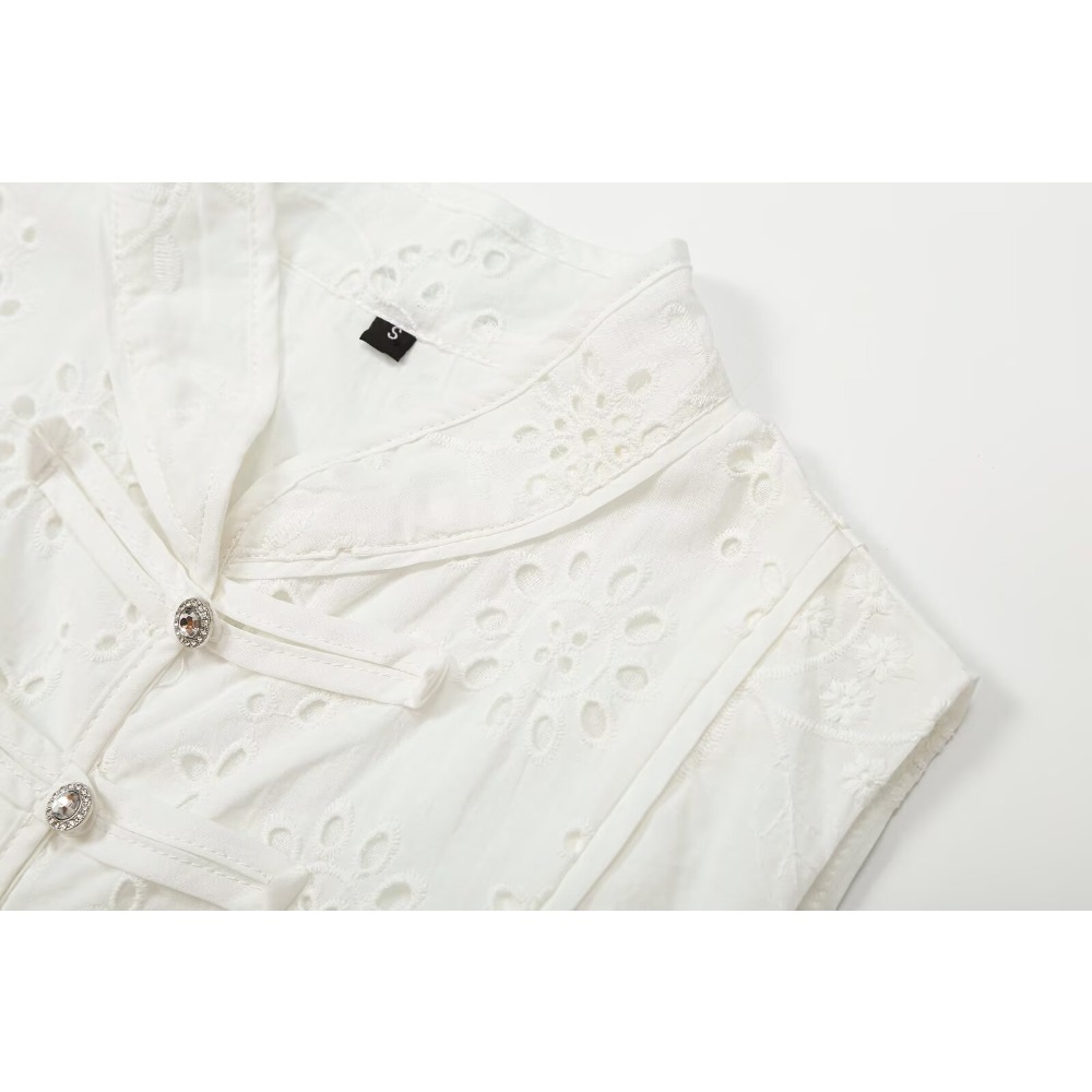 Damen Bestickte Lochstickerei- – Embroidery Eyelet Bewertung und Preis