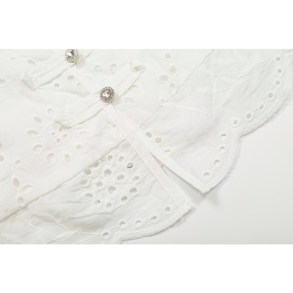 Damen Bestickte Lochstickerei- – Embroidery Eyelet Bewertung und Preis