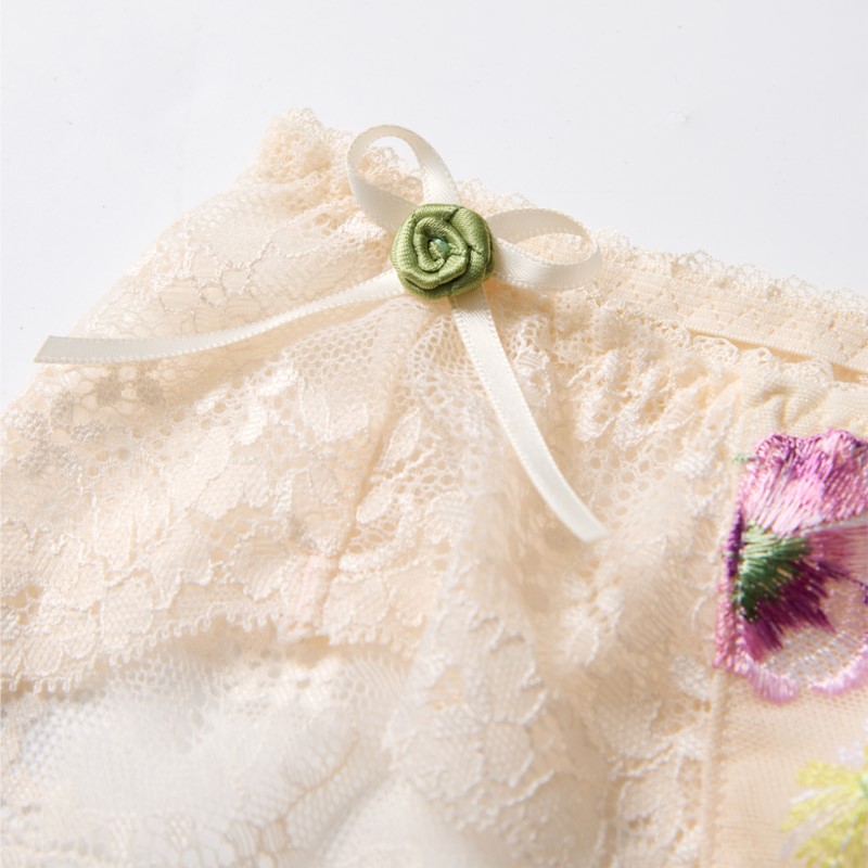 Durchsichtige Spitzenunterwäsc – Embroidery Knit Bewertung und Preis