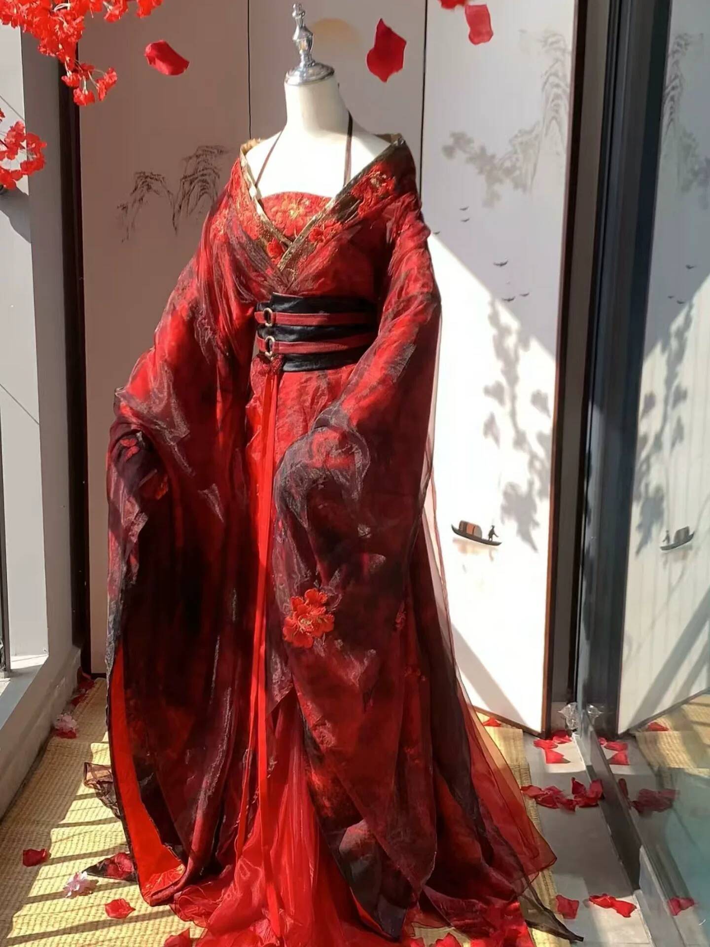 Neues Datura Red Hanfu Damen-K – Embroidery Knit Bewertung und Preis