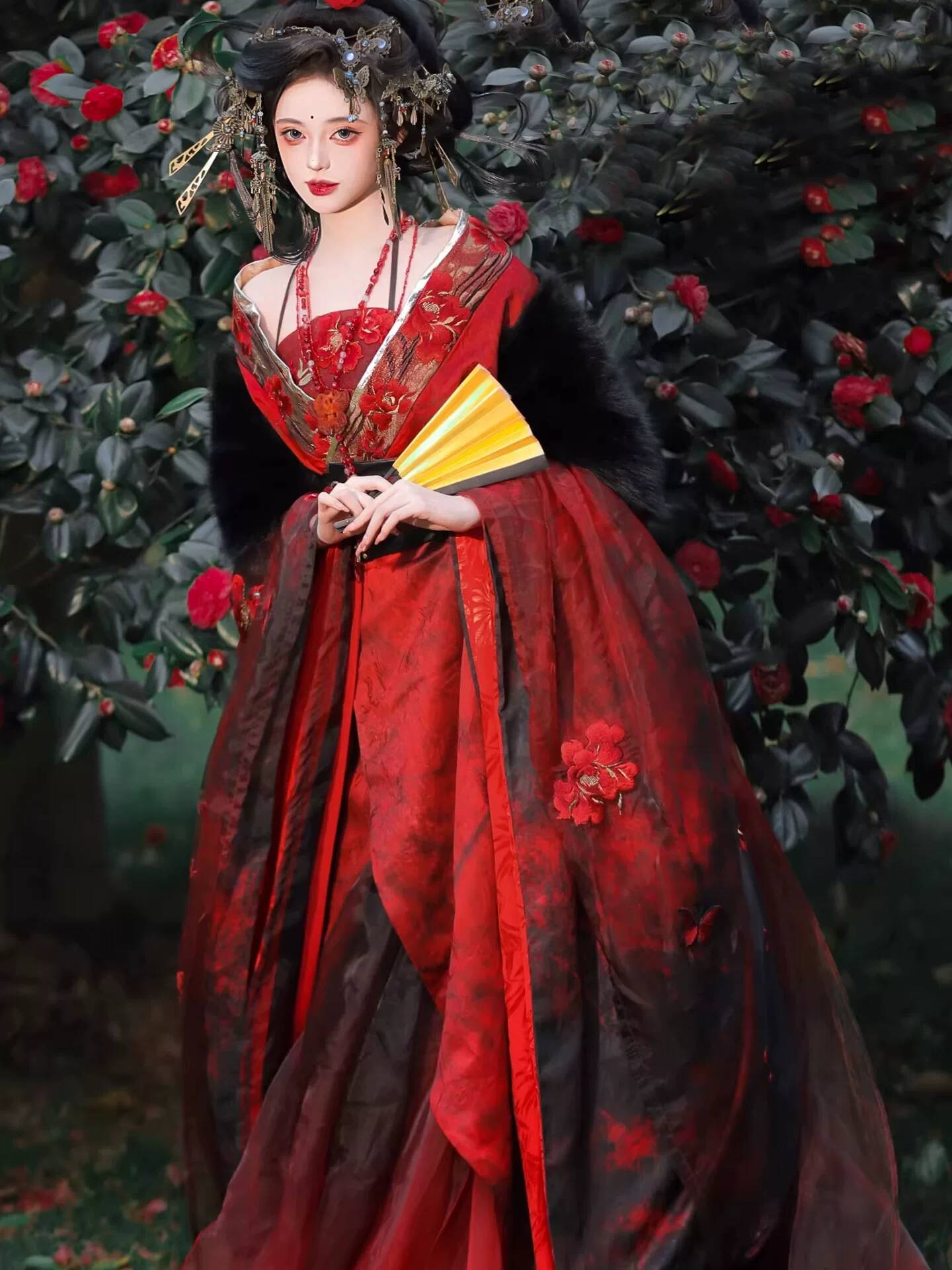 Neues Datura Red Hanfu Damen-K – Embroidery Knit Bewertung und Preis