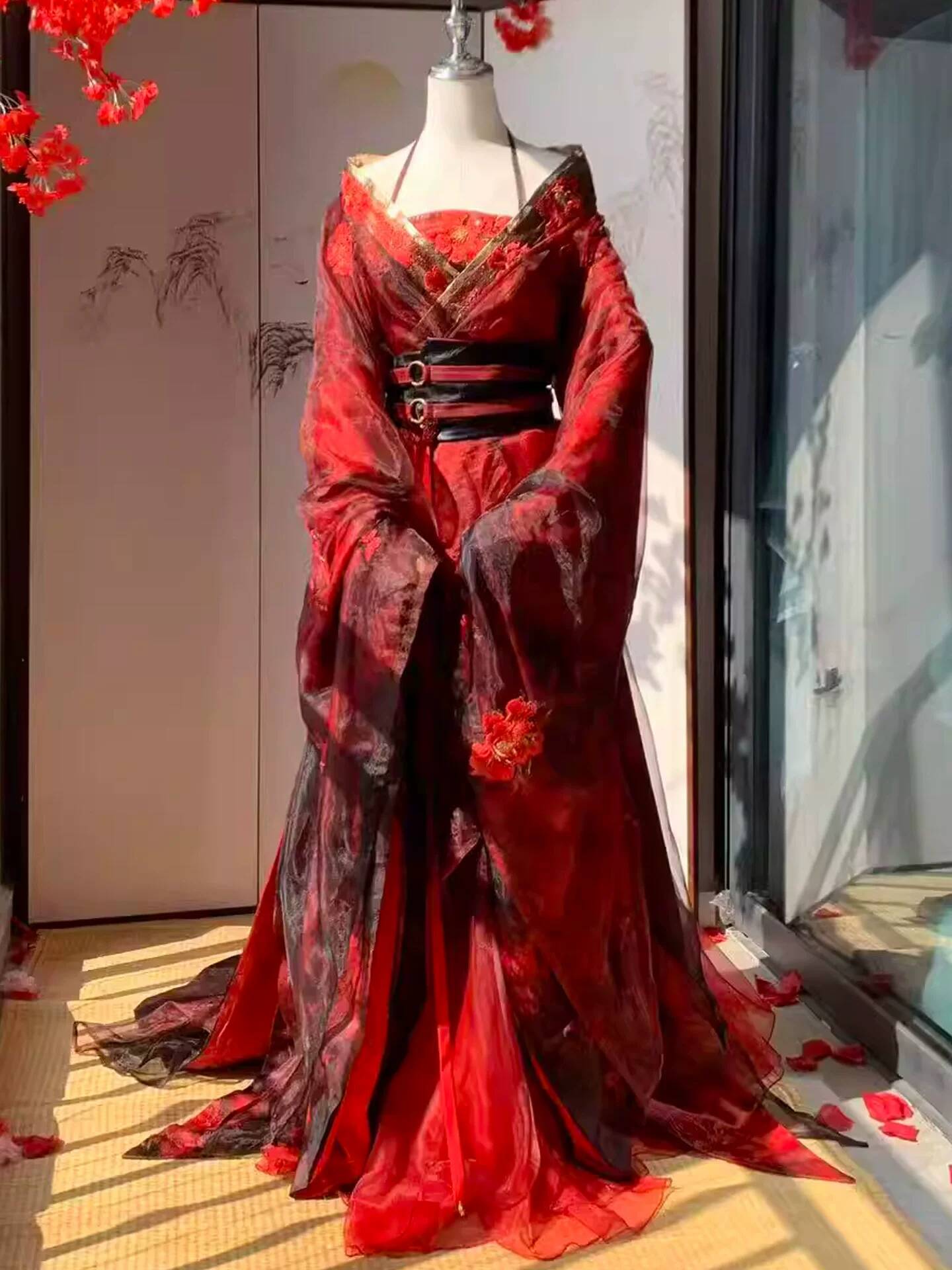 Neues Datura Red Hanfu Damen-K – Embroidery Knit Bewertung und Preis