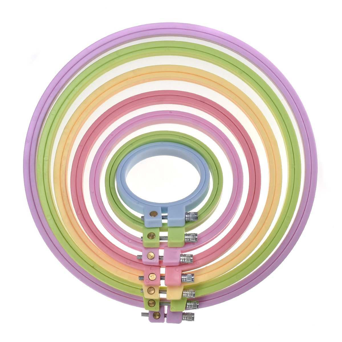 Runde Kreuzstich-Stickrahmen a – Embroidery Ring Sizes Bewertung und Preis