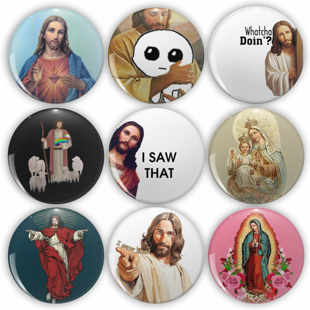 Jesus I Saw That Blechpins, Ju – Embroidery Letter M Bewertung und Preis