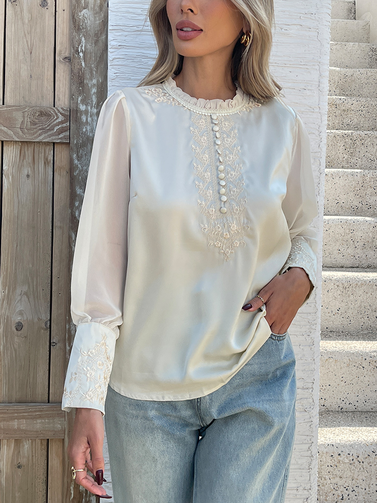 Neue Frühjahr stickerei shirts – Embroidery On Shirt Bewertung und Preis