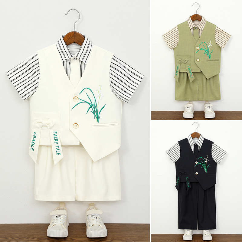 Sommeranzug-Set für Jungen mit – Embroidery Ring Sizes Bewertung und Preis