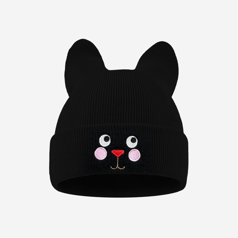Weiche Katzenohren-Kindermütze – Embroidery Cat Bewertung und Preis